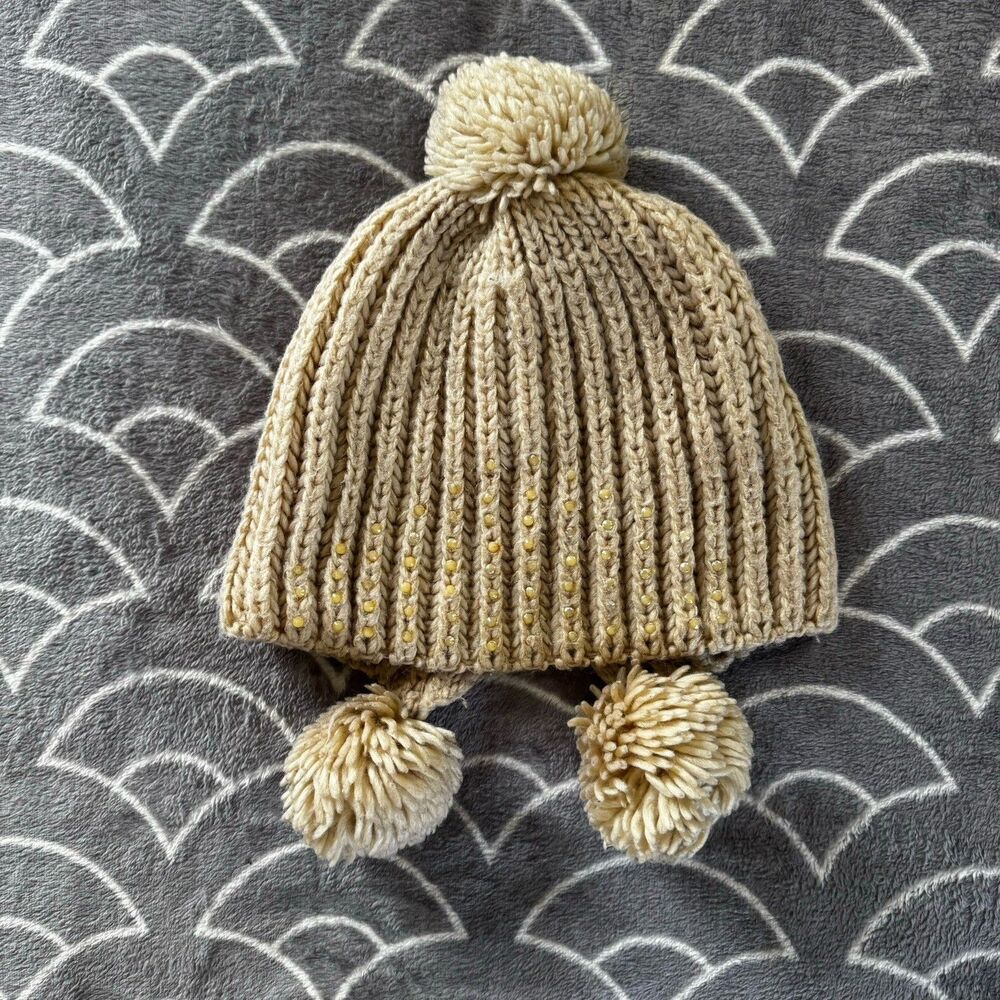 Warm Outdoor Women's Plush Pom Knit Beanie